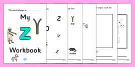 My Workbook w lowercase - workbook, w sound, lowercase 