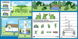 Download FREE! - 👉 Five Speckled Frogs Display Posters