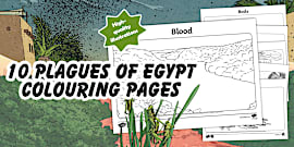 Ten Plagues of Egypt Fact File Template - Twinkl