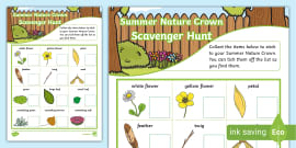 Nature Walk Scavenger Hunt | Resource | Twinkl USA - Twinkl