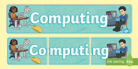 👉 Computing Area Display Word Posters - KS1 - Twinkl