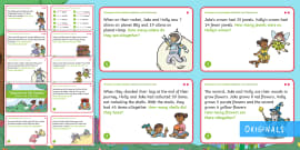 Addition and Subtraction Word Problems Challenge Cards