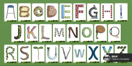 Physics Alphabet Display Lettering (teacher made) - Twinkl