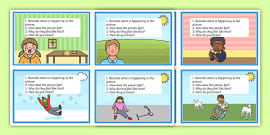 KS1 Inference Picture And Question Cards - Primary Resources