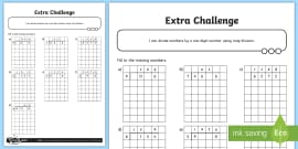 bus stop method formal division of 3 digit numbers worksheet