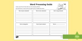 What Is Word Processing? Twinkl Teaching Wiki - Twinkl