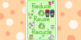 Recycling Bin Display Labels - Eco School, Eco, Recycle