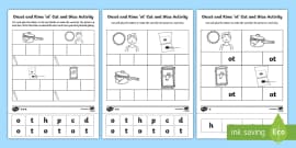 'un' Onset and Rime Differentiated Worksheet / Worksheets