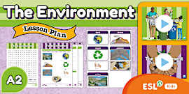 ESL The Environment Lesson for Kids {A2}