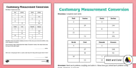 Kitchen Measuring Chart Worksheets - Cooking Measurements Worksheets-D –  Kids Cooking Activities