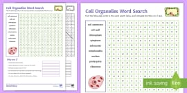 Parts of a Cell Cut and Stick Worksheet | Biology | Beyond