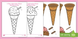 Ice Cream Scoop Template - Teacher Made (teacher made)