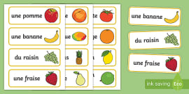 I Have, Who Has? French Fruits & Vegetables Card Game by Teaching with Jen  Rece