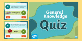 KS2 General Knowledge Pop Quiz Pack for Children - Twinkl