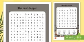 KS2 The Last Supper Crossword (Lehrer gemacht) Twinkl