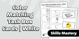 Color Matching Task Box Pack