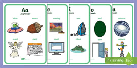 L Controlled Vowels Phonics Anchor Charts (teacher made)