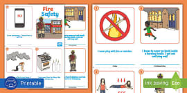 Fire Safety Emergent Reader | Printable Reading Resource