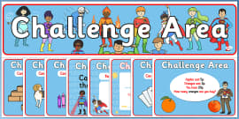 Reception Maths Challenge Cards - challenge cards, cards