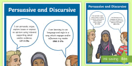 discursive writing prompt guide outcomes cfe persuasive poster display twinkl