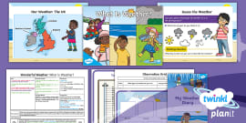 My Weather Diary KS1 Booklet Template (teacher made)