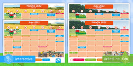 Bilingual Calendar 2022 and 2023/Calendr Dwyieithog 2022 a 2023