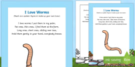 What to Feed Worms in a Worm Farm Display Poster