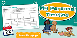 Activity My Personal Timeline | Teacher-made Resources