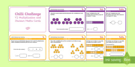 Two-Step Multiplication Challenge Cards | Teacher-made