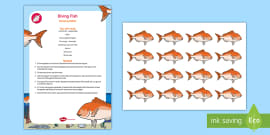 Alliteration Using Fish Examples Alliteration Sensory Bottle (teacher made)