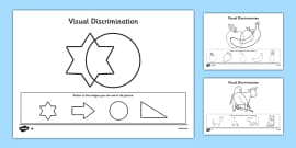 visual perception tracking worksheet visual resource