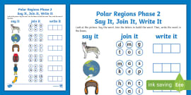 Polar Regions Word Cards (teacher Made)