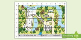 geography map skills worksheets pdf picnic ground map