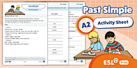 ESL Kids Activity Sheet: Past Simple Tense