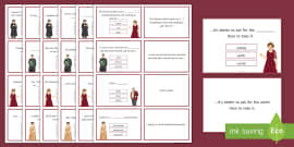 EAL An Inspector Calls Character Flash Cards (teacher Made)