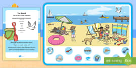 The Seaside Can you Find...? Poster and Prompt Card Pack