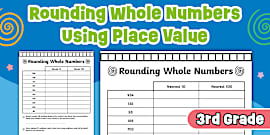 Rounding to the Nearest 100 With 3-Digit Numbers Worksheet for 3rd-5th ...