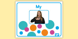 My Name Is In Sign Language | Resource | Twinkl USA - Twinkl