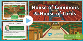 FREE! - UK Parliament PowerPoint Presentation for KS2