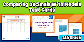 Fourth Grade Comparing and Ordering Decimals Anchor Chart