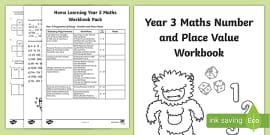 Year 3 Number and Place Value Word Mat