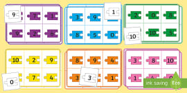 Number Bonds Bingo - Number Bonds To 10 (Teacher-Made)