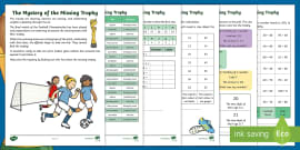 Football Themed Maths Home Learning Maths Activities - 9-11