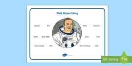 Neil Armstrong KS1 A4 Display Poster - Neil Armstrong Display
