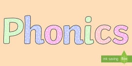 Phonics Display Title Maker - KS1 Primary Resource - Age 5-7years