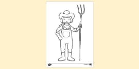 FREE! - Farmer and Duck Colouring Sheets (teacher made)