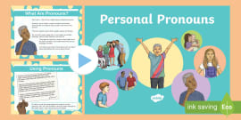 Personal Pronouns Worksheet (teacher made) - Twinkl