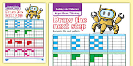 Grade 2 Robotics and Coding Follow the Algorithm - Twinkl