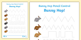 Spring Pencil Control Worksheets