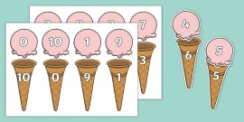 Ice Cream Number Bonds to Twenty (teacher made) - Twinkl